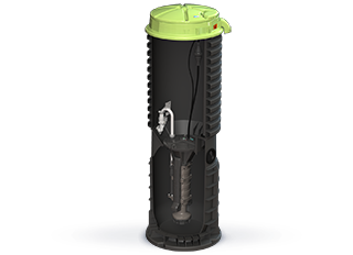 E/One DH071 simplex grinder pump station 